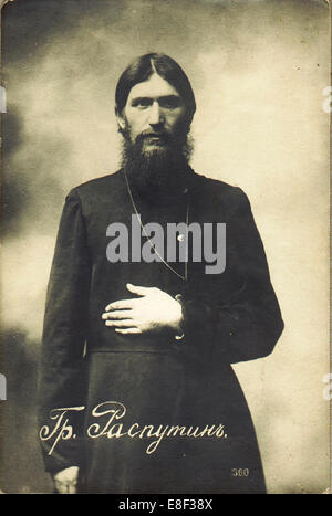 Grigori Jefimowitsch Rasputin (1869-1916) Künstler: Bulla, Karl Karlowitsch (1853-1929) Stockfoto