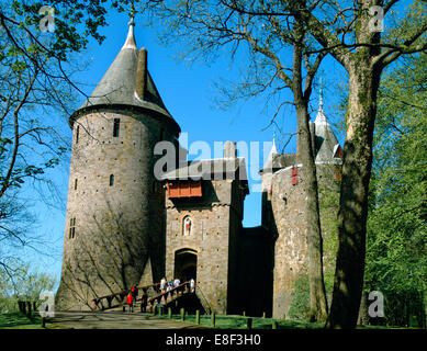 Castell Coch, Tongwynlais, in der Nähe von Cardiff, Wales. Stockfoto