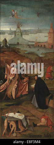 Die Versuchung des Heiligen Antonius. Künstler: Bosch, Hieronymus, (Schule) Stockfoto