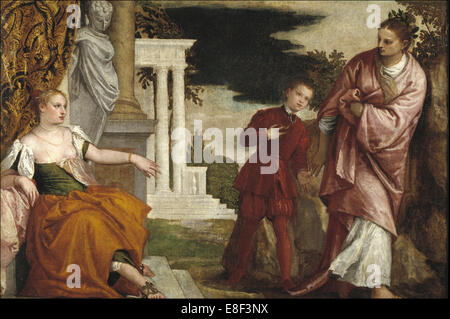 Junger Mann zwischen Tugend und Laster. Künstler: Veronese, Paolo (1528-1588) Stockfoto