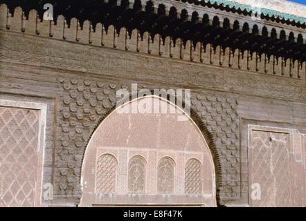 Ben Youssef Madrasa, Marrakesch, Marokko. Stockfoto