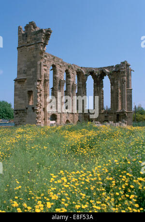 Ruinen der St. Georgskirche von den Latinern, Famagusta, Nordzypern, 2001. Stockfoto