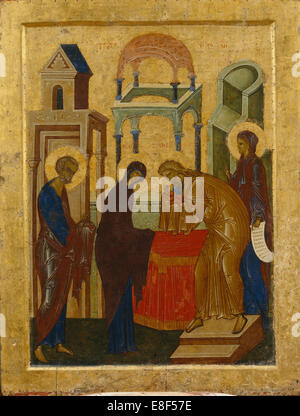 Die Darstellung der Jungfrau Maria. Künstler: Russische Ikone Stockfoto