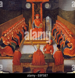 Erste Sitzung des Ordens vom Goldenen Vlies, die von Philipp III. der Gute, Herzog von Burgund, 10 Ja Artist: Albrier, Joseph (1791-1863) Stockfoto