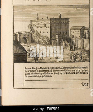 Die Streltsy in Kitay-gorod (Illustration von Reisen zu den Großen Herzog von pekingenten und der König von Artist: Rothgiesser, Christian Lorenzen (?-1659) Stockfoto