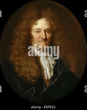 Porträt von Jean De La Fontaine (1621-1695). Künstler: Largillière, Nicolas, de (1656-1746) Stockfoto