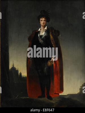 John Philip Kemble als Hamlet. Künstler: Lawrence, Sir Thomas (1769-1830) Stockfoto