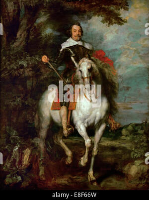 Equestrian portrait von Francisco de Moncada (1586-1635), Marquis von Aytona und Graf von ossuna. Artist: DYCK, Sir Anthony Van (1599-1641) Stockfoto