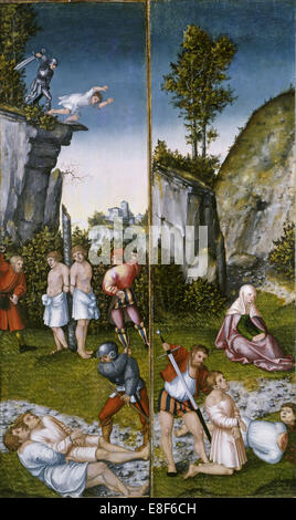 St. Felicitas an das Martyrium ihrer sieben Söhne. Künstler: Cranach, Lucas, der ältere (1472-1553) Stockfoto