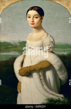 Mademoiselle Caroline Rivière. Künstler: Ingres, Jean Auguste Dominique (1780-1867) Stockfoto