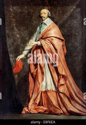 Kardinal de Richelieu. Künstler: Champaigne, Philippe de (1602-1674) Stockfoto