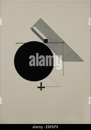 Proun. Künstler: Lissitzky, El (1890-1941) Stockfoto