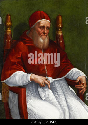 Portrait des Papstes Julius II. Künstler: Raffael (1483-1520) Stockfoto