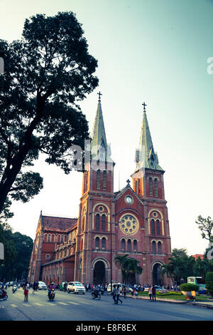 Vietnam, Ho-Chi-Minh-Stadt (Saigon), Kathedrale Notre-Dame Stockfoto