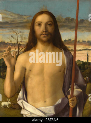 Christus segnet. Künstler: Bellini, Giovanni (1430-1516) Stockfoto