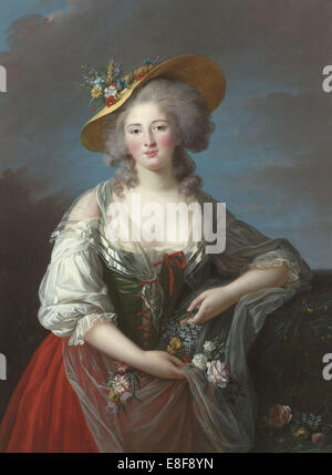 Élisabeth Philippine Marie Hélène de Bourbon. Künstler: Vigée-Lebrun, Marie Louise Elisabeth (1755-1842) Stockfoto