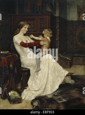 Königin Blanche von Namur. Künstler: Edelfelt, Albert Gustaf Aristides (1854-1905) Stockfoto