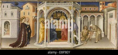 Die Darstellung im Tempel. Künstler: Gentile da Fabriano (ca. 1370-1427) Stockfoto