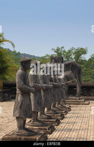 Vietnam, Danang, Hue, Kaiser Khai Dinh Grab Stockfoto