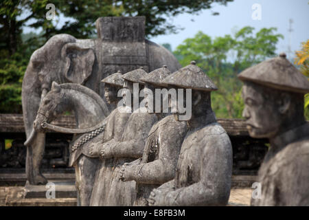 Vietnam, Danang, Hue, Kaiser Khai Dinh Grab Stockfoto
