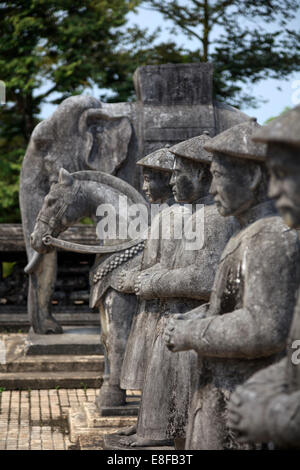 Vietnam, Danang, Hue, Kaiser Khai Dinh Grab Stockfoto