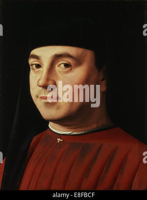 Porträt eines Mannes. Künstler: Antonello da Messina (ca. 1430-1479) Stockfoto