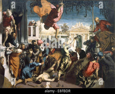 Das Wunder des Slaves (das Wunder des Heiligen Markus). Künstler: Tintoretto, Jacopo (1518-1594) Stockfoto