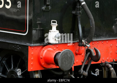 L &amp; SWR M7 Klasse Dampf Lok Nr. 30053 auf die Severn Valley Railway in Kidderminster Station, Worcestershire, UK Stockfoto