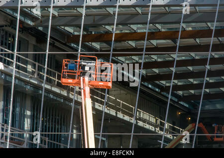 USA, Illinois, Cook County, Evanston, Baustelle Stockfoto