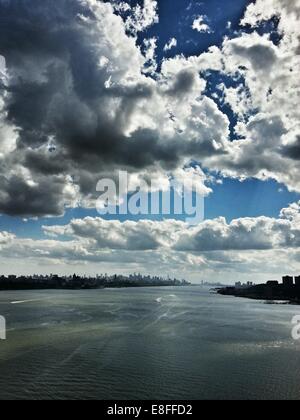 USA, New York State, New York City, Hudson River Stockfoto