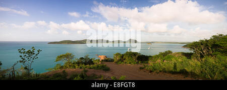 Fünf Inseln-Hafen in der Nähe von Hermitage Bay, Antigua, Caribbean Stockfoto