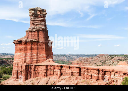 Palo Duro Canyon, Lighthouse Rock, Palo Duro Canyon, Texas, USA Stockfoto