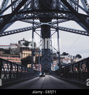 Portugal, Dom Luis, Blick von der Brücke Stockfoto