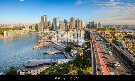 Australien, Sydney, Aussicht auf die Innenstadt Stockfoto