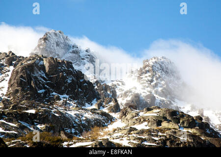 Portugal, Naturpark Serra Da Estrela, Cantaros Gebirge Stockfoto