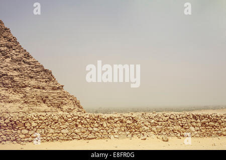 Pyramide von Gizeh, Ägypten Stockfoto