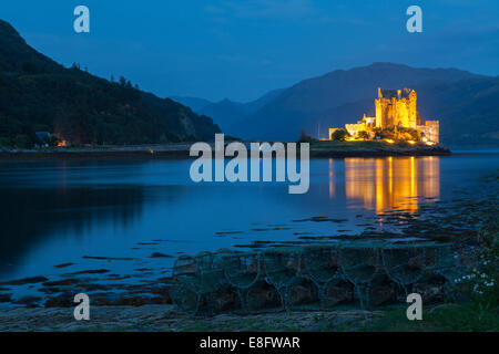 Eilean Donan Castle, Dornie, Schottland Stockfoto