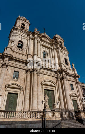 Kirche San Francesco Lucini in Catania, Sizilien Stockfoto