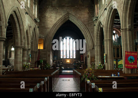 St. John the Baptist Church, Bromsgrove, Worcestershire, England, UK Stockfoto