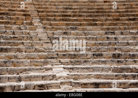 Restaurierte Amphitheater in die Ruinen von Kourion in Zypern Stockfoto