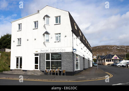 Das Hotel Hebriden in Tarbert, Insel Harris, Schottland, Vereinigtes Königreich Stockfoto