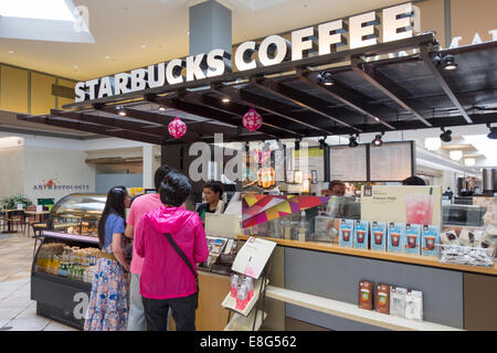 Starbucks Kaffee in der mall Stockfoto