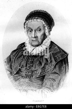 CAROLINE HERSCHEL (1750-1848) deutsch-britische Astronom und Schwester von Si William Herschel Stockfoto