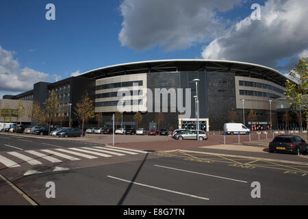 Milton Keyens, UK. 7. Oktober 2014. Die "StadiumMK" veranstalten 3 Spiele während der Rugby-Weltmeisterschaft 2015. Ein Testprogramm wird im April 2015 beginnen wo Northampton Saints Sarazenen an auf Samstag, 25. April 2015 übernehmen wird. Bildnachweis: Chris Yates/Alamy Live-Nachrichten Stockfoto