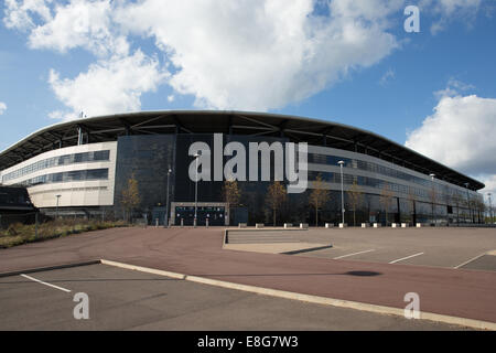 Milton Keyens, UK. 7. Oktober 2014. Die "StadiumMK" veranstalten 3 Spiele während der Rugby-Weltmeisterschaft 2015. Ein Testprogramm wird im April 2015 beginnen wo Northampton Saints Sarazenen an auf Samstag, 25. April 2015 übernehmen wird. Bildnachweis: Chris Yates/Alamy Live-Nachrichten Stockfoto