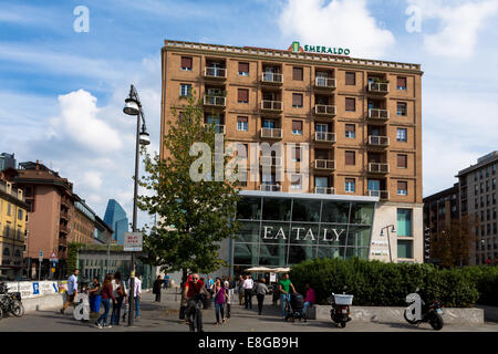 Eataly Smeraldo Lebensmittelgeschäft in Mailand Stockfoto