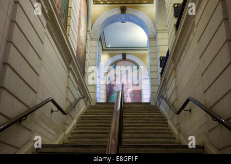 Staten Island Borough Hall Wandbilder Stockfoto