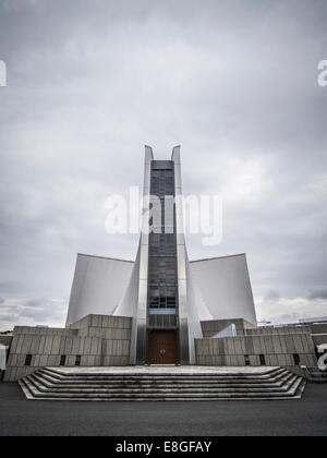 Str. Marys Kathedrale Tokio, entwickelt von japanischen Architekten Tange Kenzo (eingeweiht im Jahre 1964) Stockfoto