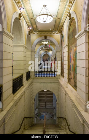 Staten Island Borough Hall Wandbilder Stockfoto