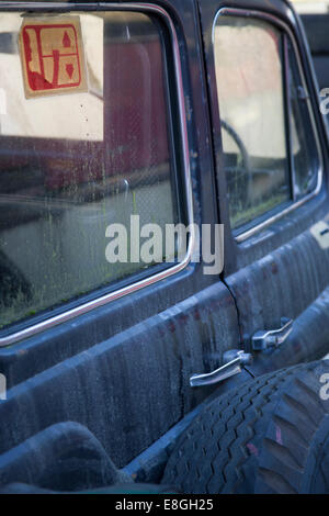 Verfallene London Taxis Stockfoto